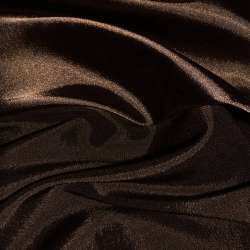 Атлас стрейч хамелеон коричневый темный, ш.150