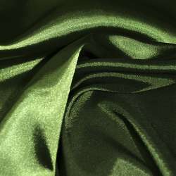 Атлас стрейч хамелеон зеленый темный, ш.150