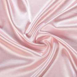 Атлас стрейч шамус молочно-рожевий, ш.150