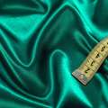 Атлас стрейч шамус изумрудно-зеленый, ш.150