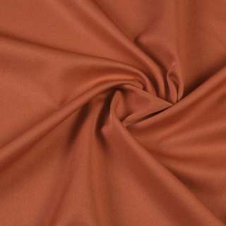 Ткань костюмная бистрейч ржаво-коричневая ш.150