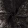 Коттон стрейч рубчик с шенилловой нитью серый ш.150