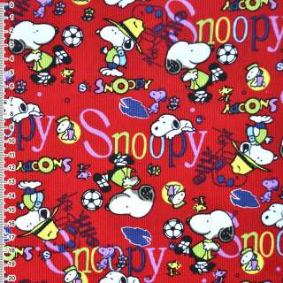 Микровельвет красный Snoopy ш.110