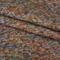 Костюмна тканина меланж з різнокольоровими нитками рудий, ш.150