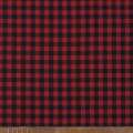 Шотландка в черно-красную клетку 1см, ш.145