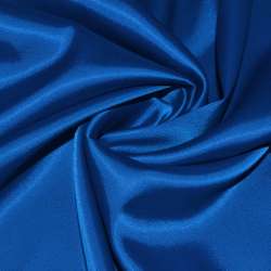 Котон атлас стрейч синій (відтінок блакитний) ш.150