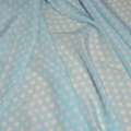 Купра Діллон блакитна в білий горох ш.150