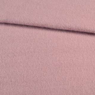 Лоден мохер пальтовый розовый с бежевым оттенком, ш.157