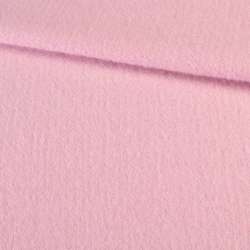 Лоден мохер пальтовый розовый, ш.155