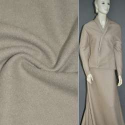 Лоден букле мелкое пальтово-костюмный песочный, ш.153