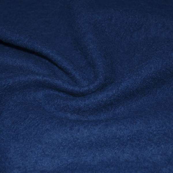 Лоден букле дрібне пальтово-костюмний синій, ш.153
