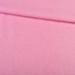 Лоден букле пальтово-костюмный фактурная полоса розовый, ш.153