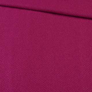 Лоден букле пальтово-костюмный фактурная полоса пурпурный маджента, ш.153