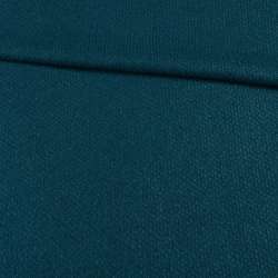 Лоден букле пальтово-костюмный фактурная полоса бирюзовый темный, ш.152