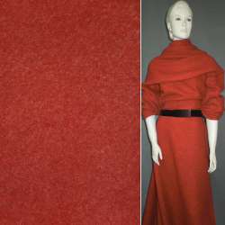 Лоден букле велике пальтовий червоний, ш.150