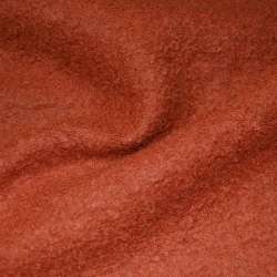 Лоден букле крупное пальтовый рыже-оранжевый, ш.156