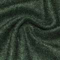 Лоден букле пальтовий меланж зелено-чорний, ш.155
