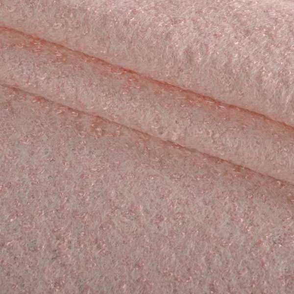Лоден букле велике з ворсом пальтовий рожево-персиковий, ш.150