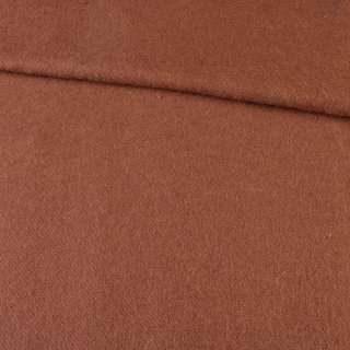 Лоден мохер диагональ пальтовый коричневый, ш.150