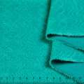 Пальтовая ткань с ворсом стриженым елочка зигзаг бирюзовая, ш.150