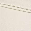 Пальтовая ткань с ворсом стриженым елочка зигзаг молочная, ш.150