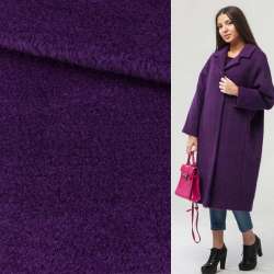 Пальтова тканина з ворсом фіолетова, ш.160