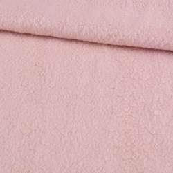 Пальтова тканина з ворсом стриженим рожева, ш.150