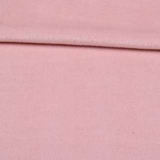 Пальтовая ткань с ворсом розовая светлая ш.150