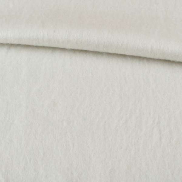 Пальтова тканина з ворсом молочна, ш.155