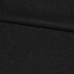 Пальтова тканина 2-х-стор. чорна, ш.150