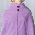 Пальтовая ткань 2-х-стор. фиолетовая светлая, ш.150