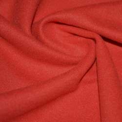 Пальтова тканина на трикотажній основі червона, ш.157