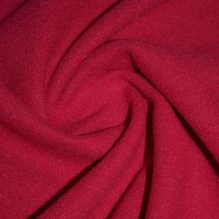 Пальтовая ткань на трикотажной основе вишневая, ш.150