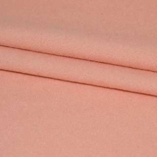 Пальтова тканина на трикотажній основі рожево-персикова, ш.160