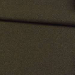 Пальтовый трикотаж оливковый темный, ш.150