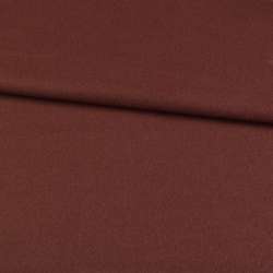 Пальтовий трикотаж коричневий з бордовим відтінком, ш.155