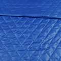 Ткань плащевая стеганая ромбы 7х5 см синяя, ш.150