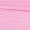 Ткань плащевая стеганая на подкладке полоска 5см розовая, ш.150