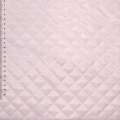 Тканина підкладкова стьобана блідо-рожева "квадрат" ш.150