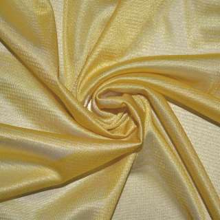 Ткань подкладочная трикотажная золотисто-желтая ш.155