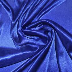 Ткань подкладочная трикотажная синяя ш.150