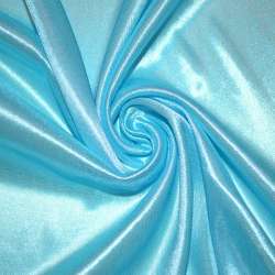 Тканина підкладкова трикотажна блакитна ш.158