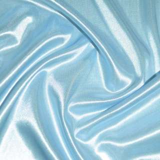 Ткань подкладочная трикотажная голубая ш.150