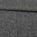 Рогожка букле костюмна чорно-сіра ялинка меланж, ш.153