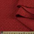 Рогожка костюмная красная, ш.150