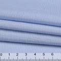 Поплін сорочковий в смужку 0,5х0,5 мм білу, блакитну, ш.145