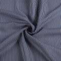Сорочкова тканина в смужку 2мм синю, сіру, ш.150