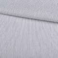 Поплин рубашечный в полоску 2х1мм серую, белый, ш.145
