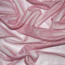 Трикотаж розовый с метанитью ш.115