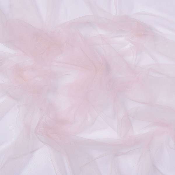Сетка мягкая тонкая молочно-розовая (оттенок), ш.160